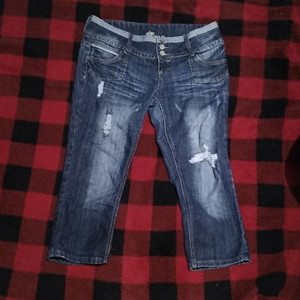 Almost Famous Ripped Jean Pants